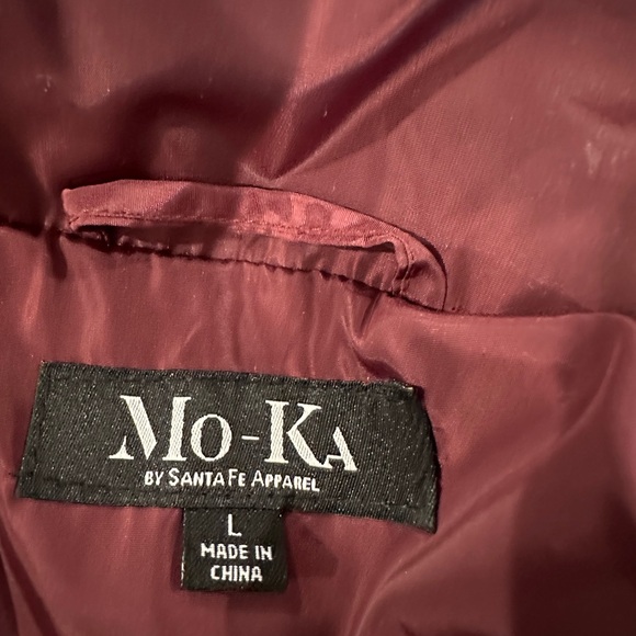 Mo-Ka  (L) Coat: roll sleeve option; hood zips into collar & draw to cinch waist - Picture 8 of 8